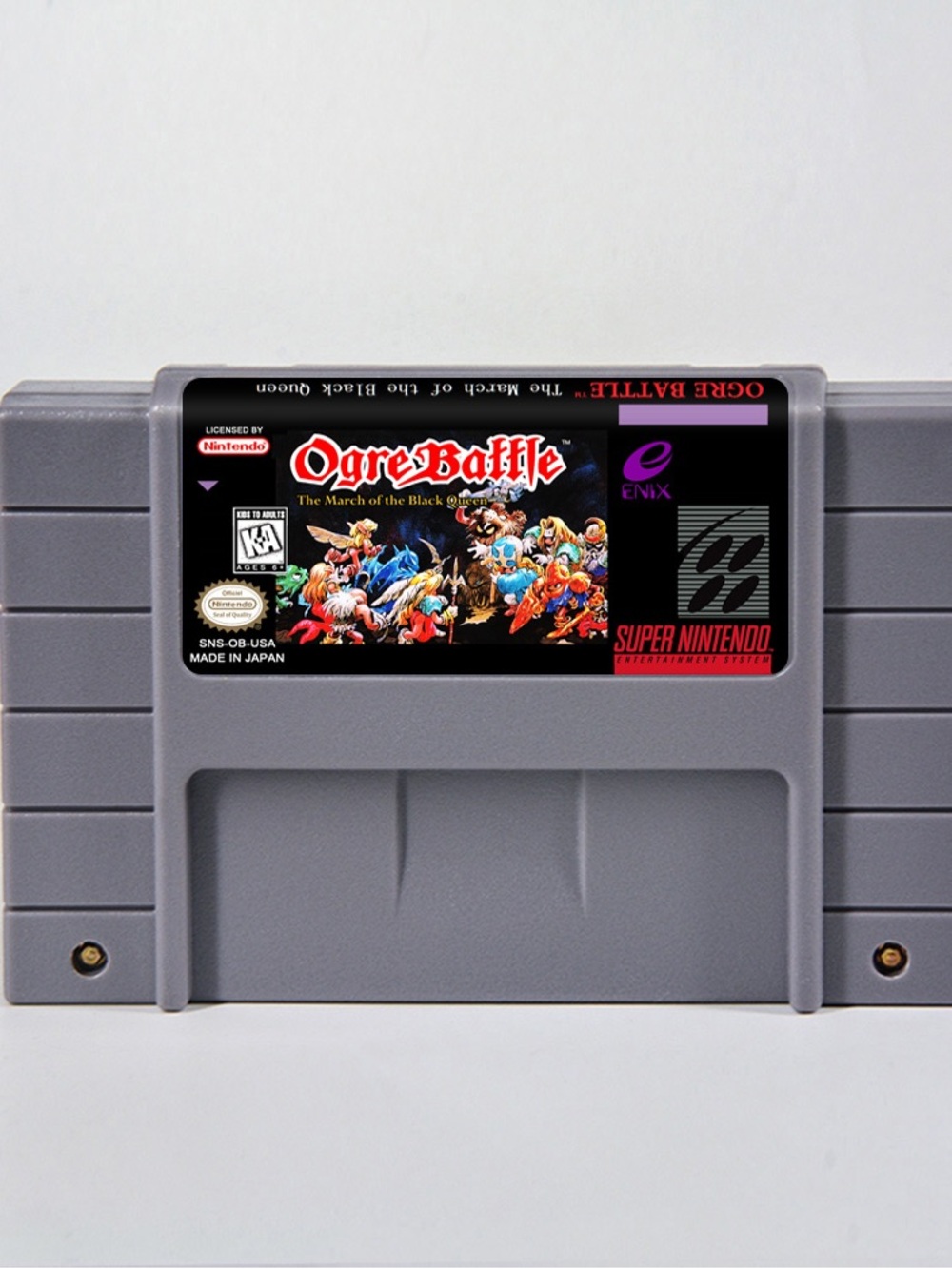Ogre Battle: The March of the Black Queen SNES USA Version